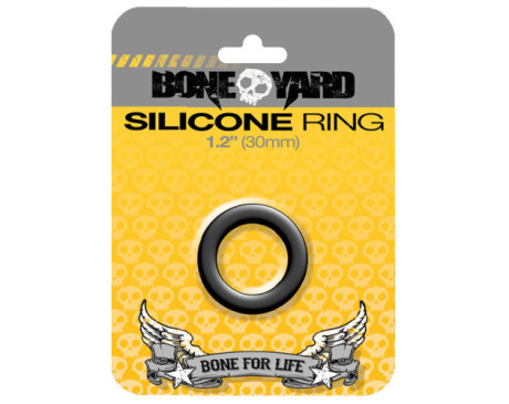 Boneyard Silicone Ring 30mm Black