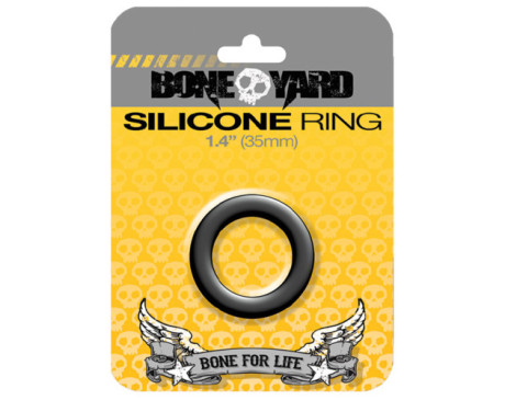 Boneyard Silicone Ring 35mm Black