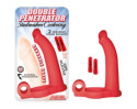 Double Penetrator Studmaker Cockring Red