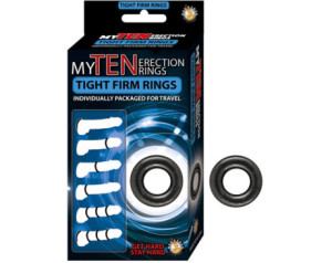 My Ten Erection Rings Tight Firm Bk