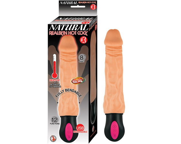 Natural Realskin Hot Cock No.3 Flesh