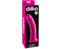 Dillio 8in Dildo w/Suction Cup Pink