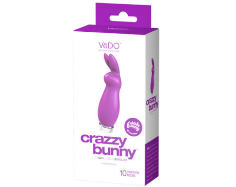 VeDO Crazzy Bunny Recharg Mini Vibe Purp