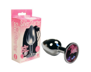 The 9's Silver Starter Steel Plug Pink