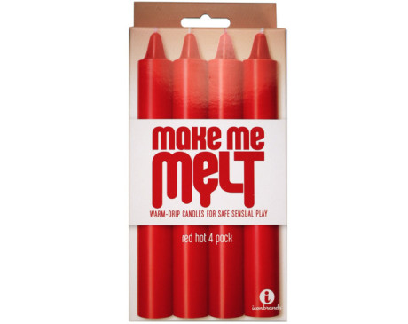 The 9's Make Me Melt Candle Red 4pk