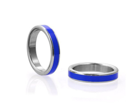 M2M Stainless C-Ring w/Blue Band 1.875in