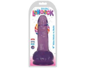 Lollicock Slim Stick 6in w/Balls Grape