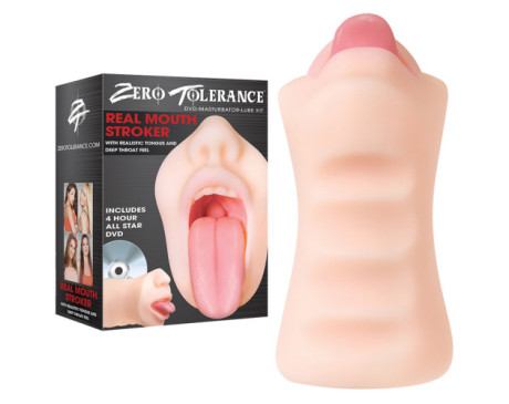 ZT Real Mouth Stroker With DVD