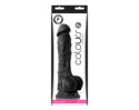 Colours Pleasures 7in Dildo Black