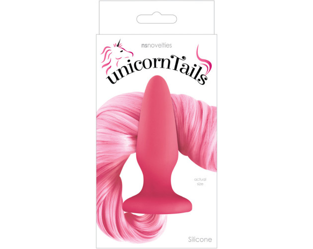 Unicorn Tails Anal Plug Pastel Pink