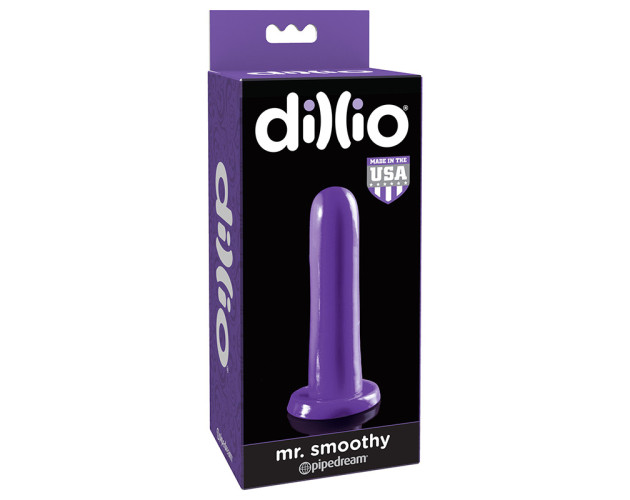 Dillio Mr. Smoothy 5in Dildo Purple