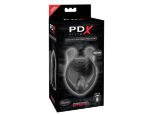 PDX Elite Vibrating Silicone Stimula Blk