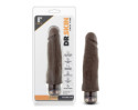 Dr. Skin Vibe 14 Dildo 8in Vibrating Brn