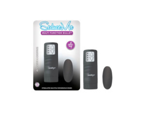 Seduce Me Multi Function Bullet Black