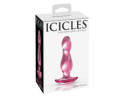 Icicles No.73 Glass Anal Plug Pink