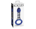 Icicles No.81 Glass Juicer Dildo Blue