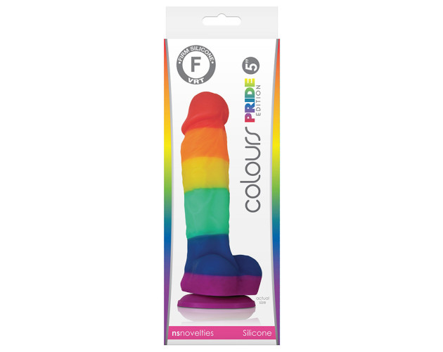 Colours Pride Edition 5in Dildo Rainbow