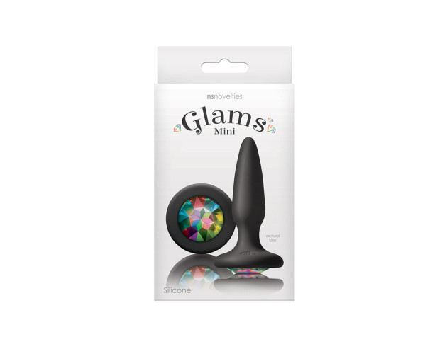 Glams Mini Anal Plug Rainbow Gem