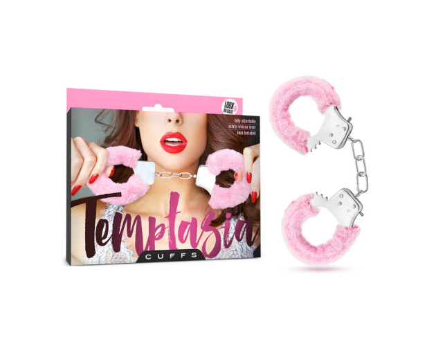 Temptasia Faux Fur Cuffs Pink