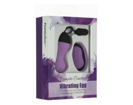 Power Bullet Vibrating RC Egg Purple