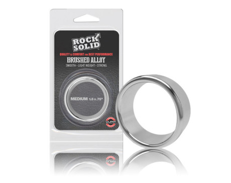 Rock Solid Brushed Alloy Medium (1.5in)