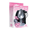 The 9's Silver Starter Heart Plug Pink