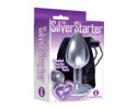 The 9's Silver Starter Heart Plug Violet