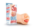 X5 Men Oral Anne Mouth Stroker Beige