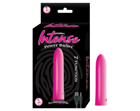 Intense Power Bullet Rechargeable Pink