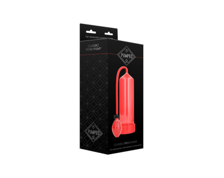 Shots Pumped Classic Penis Pump Red