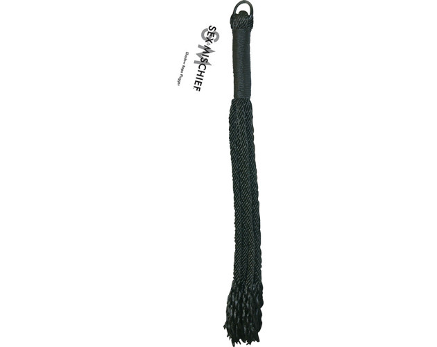 SS S&M Shadow Rope Flogger Black