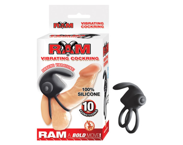 Ram Vibrating Cockring Black