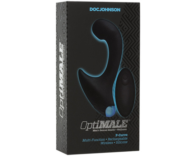 OptiMALE Vibe P-Massager Wireless RC Bk