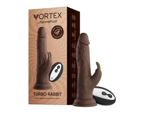 FemmeFunn Vortex Turbo Rabbit 2.0 Brown