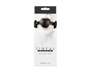 Sinful Soft Silicone Gag Black