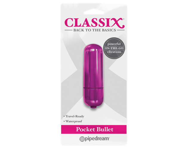 PD Classix Pocket Bullet Vibrator Pink