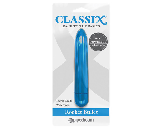 PD Classix Rocket Bullet Vibrator Blue