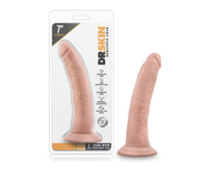 Dr. Skin Realistic 7in Dildo Beige