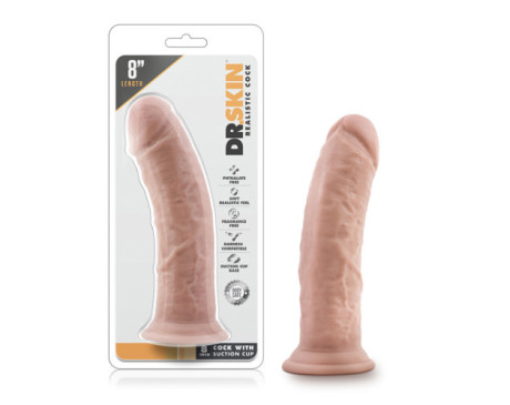 Dr. Skin Realistic 8in Dildo Beige