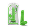 Neo 6in Dual Density Dildo Neon Green