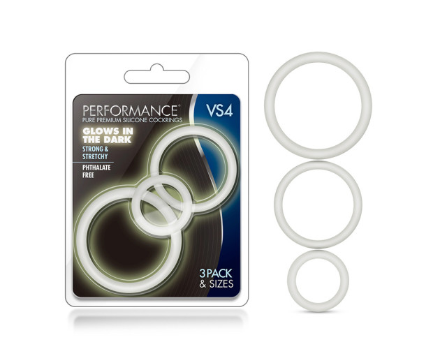 Performance VS4 Sili C-rings 3pk Set Wht