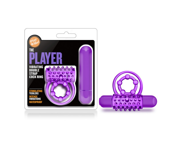 Play with Me Player Vibr DoubleStrap Pur