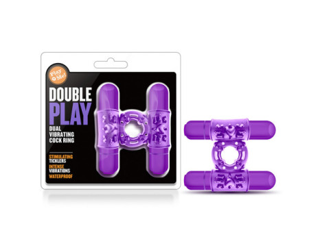 Play with Me Double Play Vibr Ring Pur