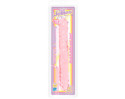 Crystal Jellies Double Dong Jr Pink 12in