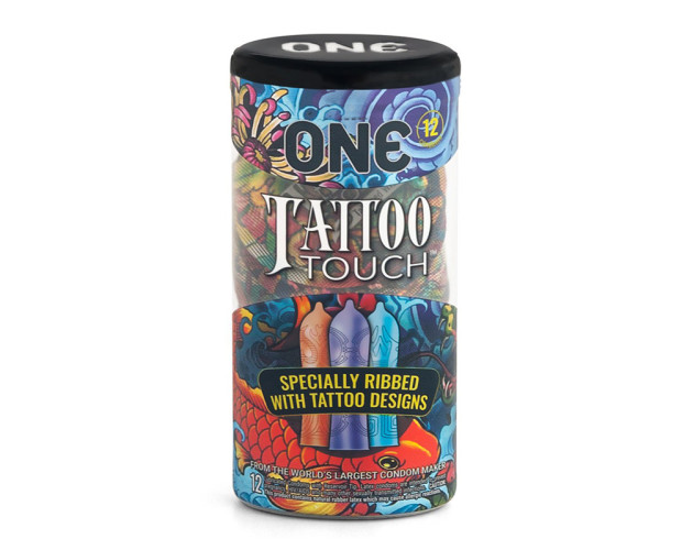 ONE Tattoo Touch Condom 12pk