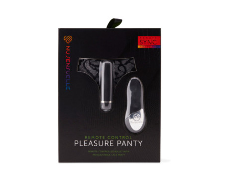 Nu Sensuelle Pleasure Panty RC Bull Blk