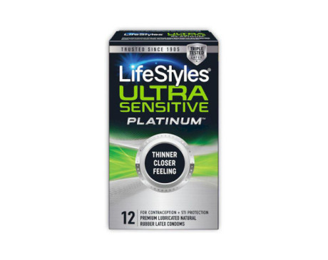 LifeStyles Ultra Sensitive Platinum 12pk