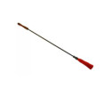 Rouge Wooden Handle Riding Crop Red