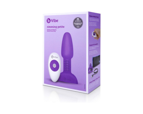 b-Vibe Rimming Petite Anal Plug Purple