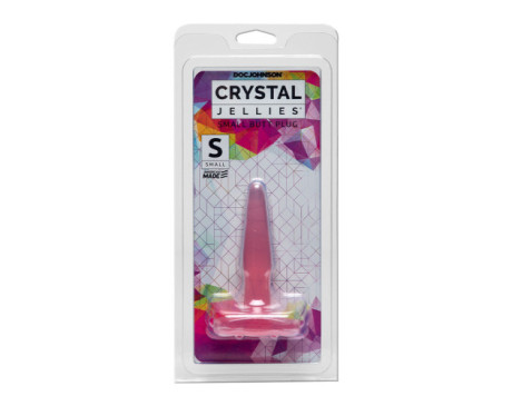 Crystal Jellies Butt Plug Pink Small